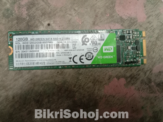 SSD card 120 gb